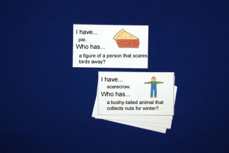 Picture Cards for "Who has...?" Game