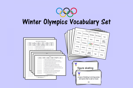 Winter Olympics Vocabulary Set