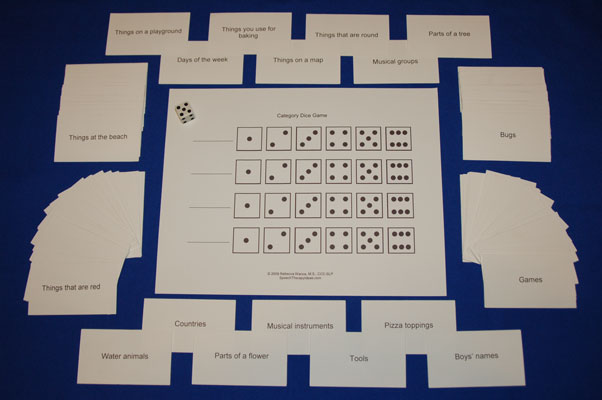 Category Dice Game