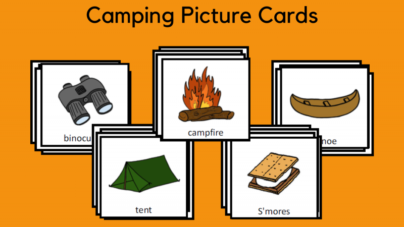 Camping Picture Cards