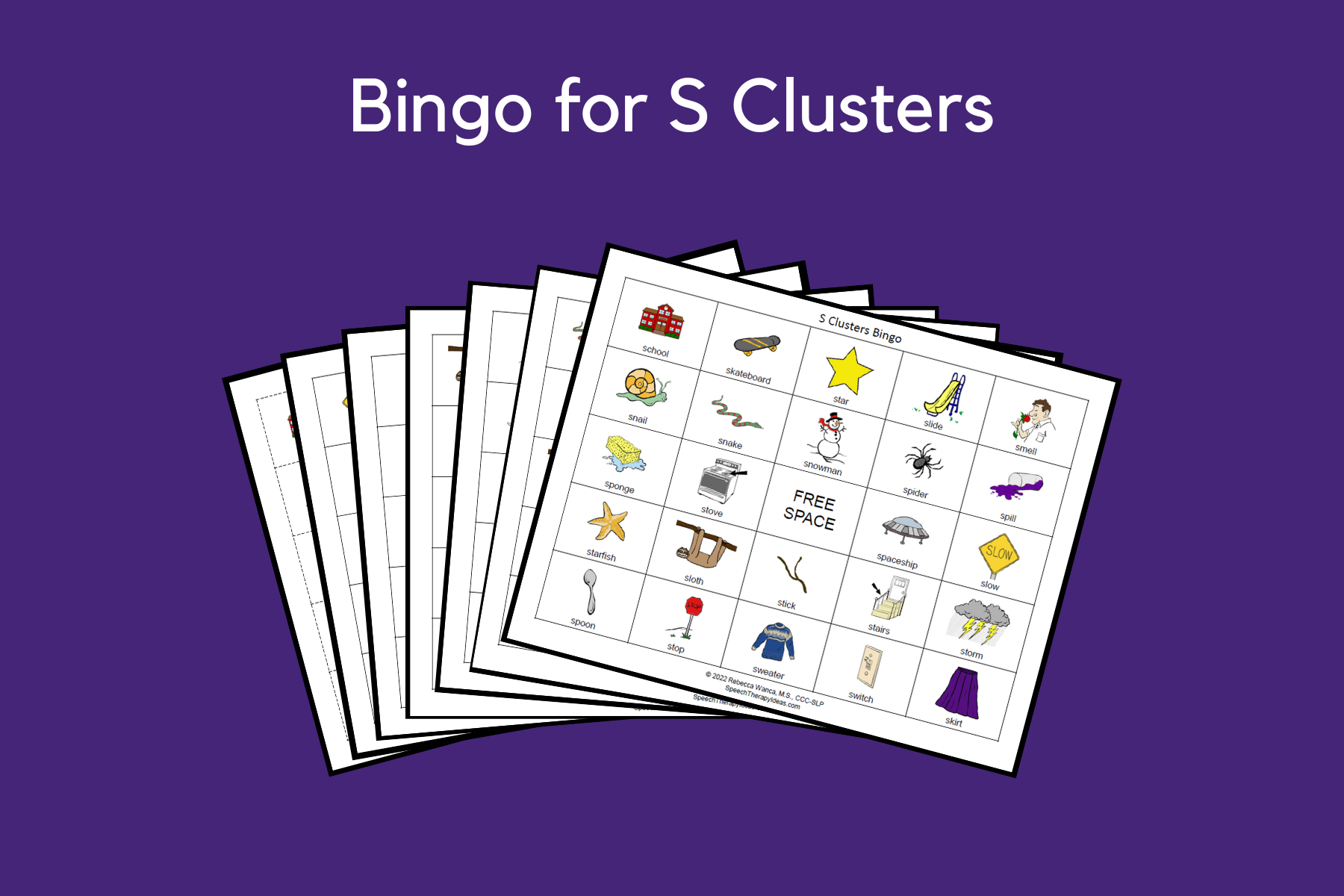 S Cluster Bingo Game