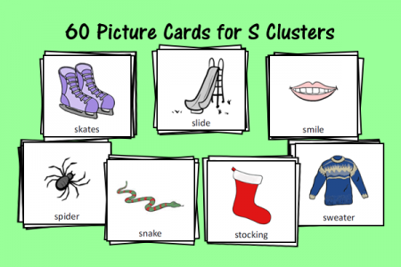 Picture Cards for S Clusters