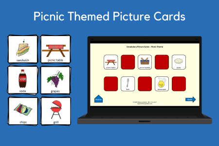 Picnic Themed Picture Cards