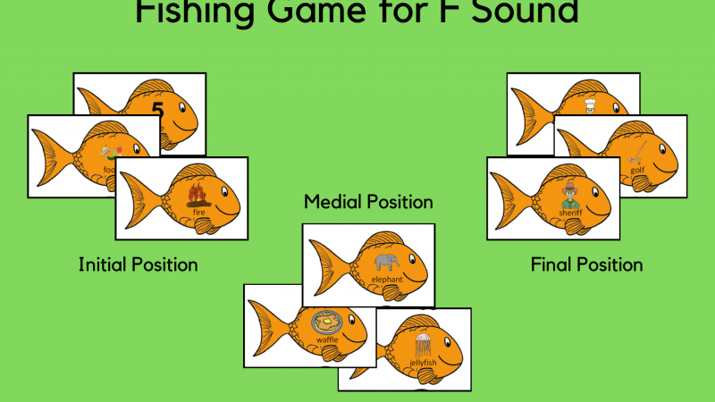 Fishing Game For F Sound