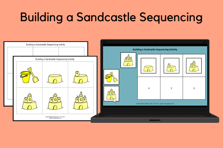 Building a Sandcastle Sequencing Activity