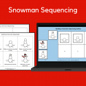 Building A Snowman Sequencing Activity