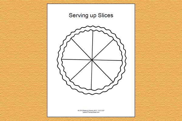 Slice Of Pie Reinforcement Activity