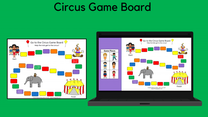 Circus Game Board