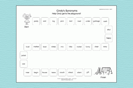 synonym game board level 1