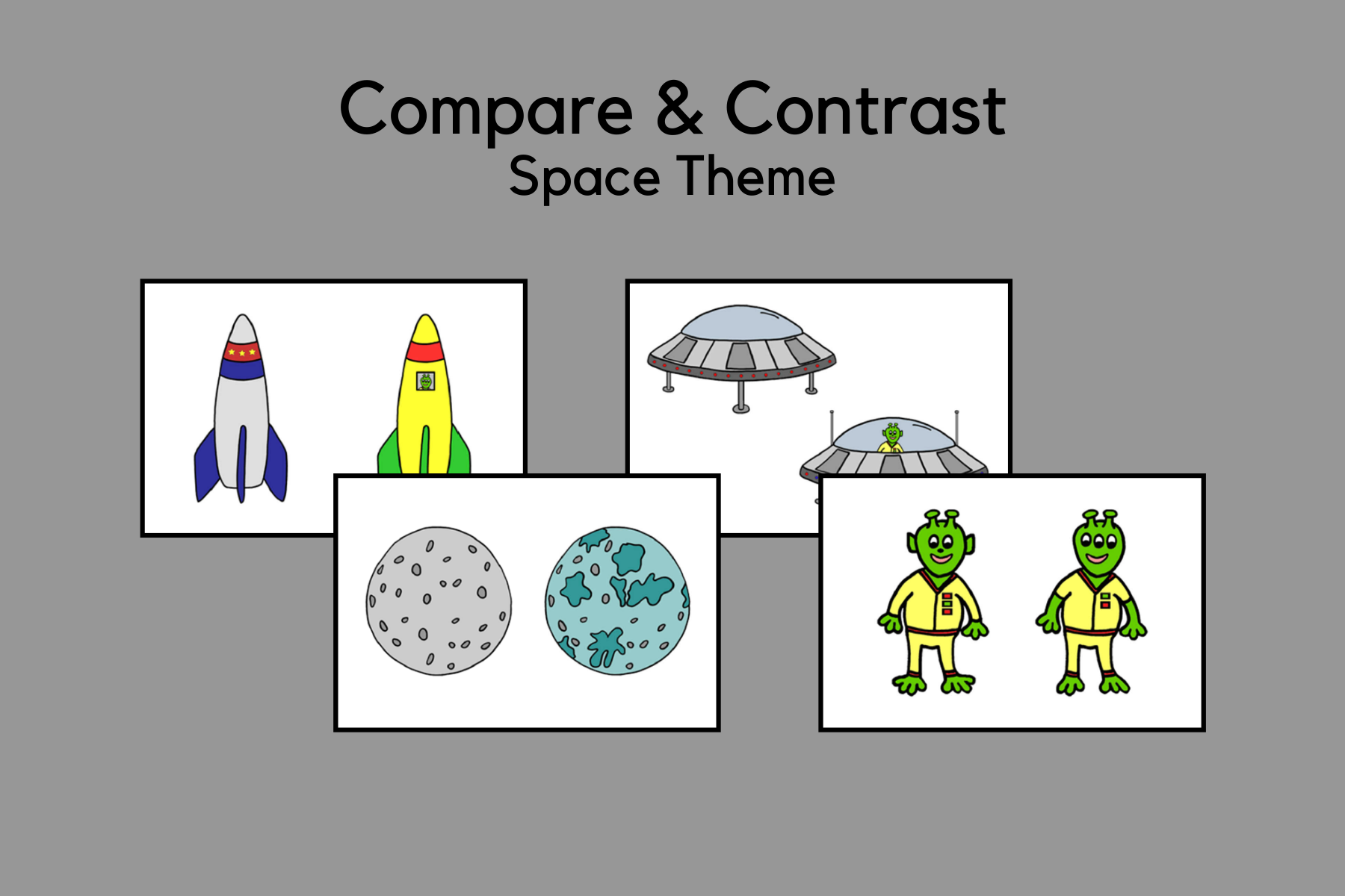 Compare and Contrast – Space Theme