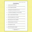 Fix-up Worksheet – Gardening And Plants Theme