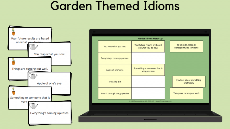 Garden Themed Idioms