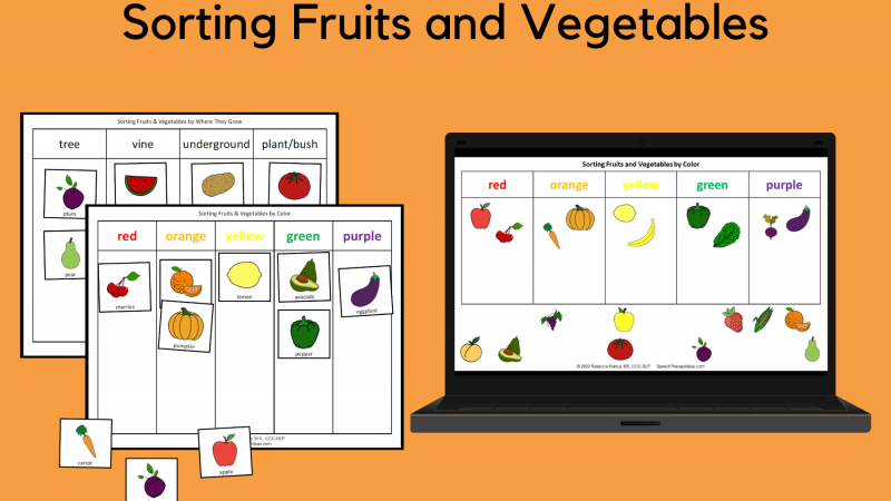 Sorting Fruits And Vegetables