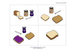 Peanut Butter and Jelly Sequencing