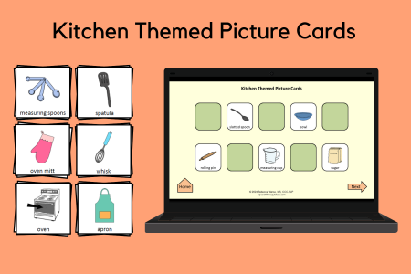 Kitchen Themed Picture Cards