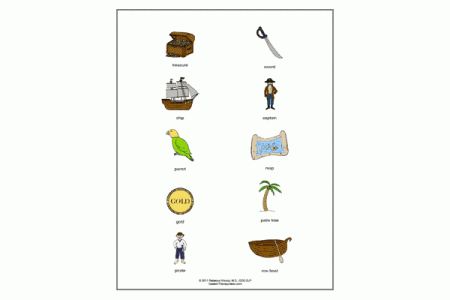 Pirate Picture Cards