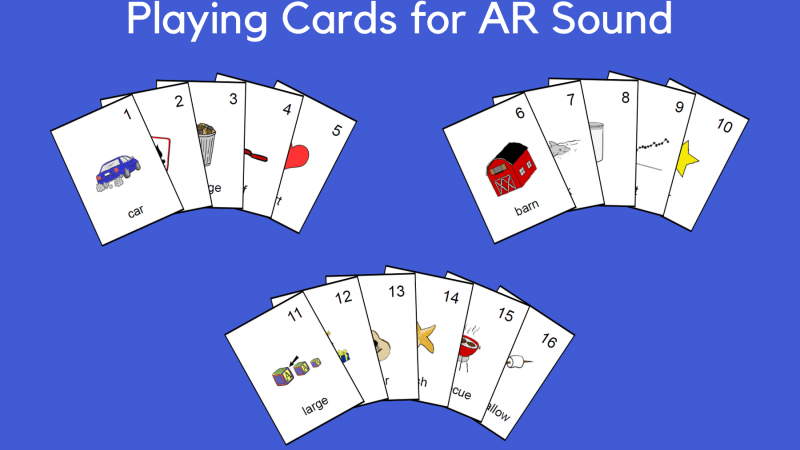 Playing Cards For AR Sound