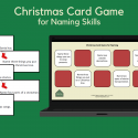 Christmas Card Game For Naming Skills