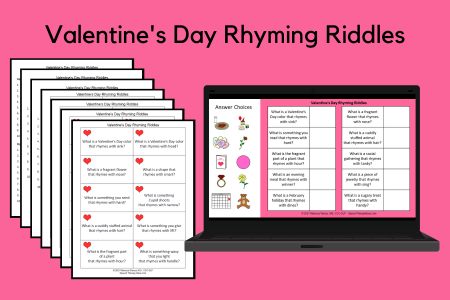 Valentine's Day Rhyming Riddles