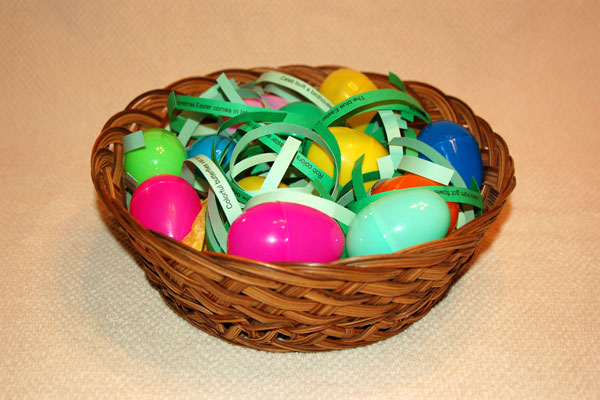 Sentencesfor Easter Egg Basket
