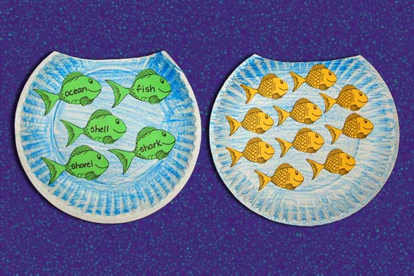 Paper Plate Fishbowl Activity