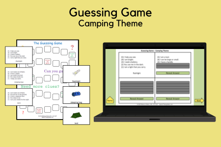 Guessing Game - Camping Theme