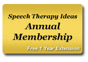 Speech Therapy Ideas Annual Membership - 1 Year Extension