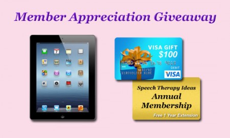 Member Appreciation Giveaway - Ipad, Visa Gift Card, Annual Membership