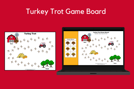 Turkey Trot Game Board