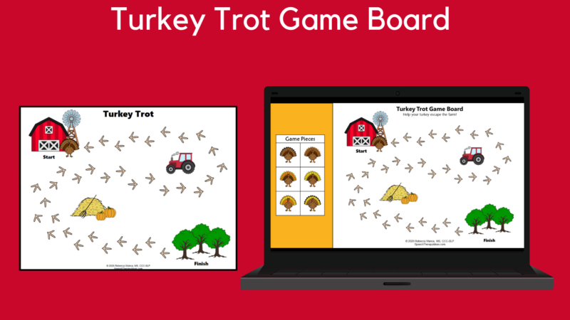 Turkey Trot Game Board