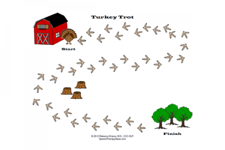 Turkey Trot Game Board