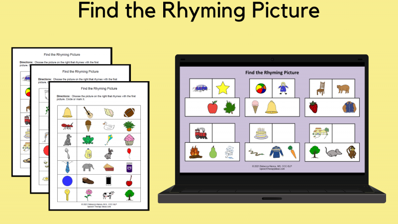 Finding The Rhyming PIcture