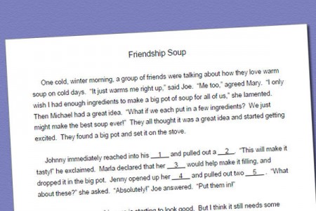 Fill-in Story for /k/: Friendship Soup