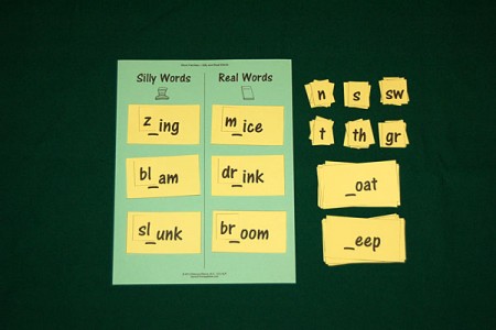 Word Families - Making Silly and Real Words