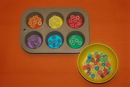 Fruit Rings Cereal Sorting Activity