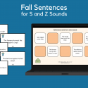 Fall Sentences For S And Z Sounds