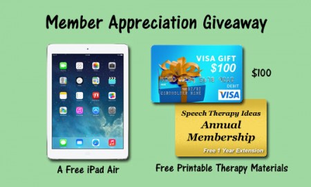 Member Appreciation Giveaway - iPad Air, Visa Gift Card, Annual Membership