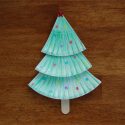 Christmas Tree Paper Plate Craft