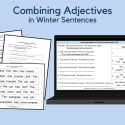 Combining Adjectives In Winter Sentences