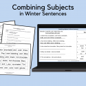 Combining Subjects In Winter Sentences