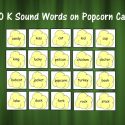 Popcorn Cards For K Sound