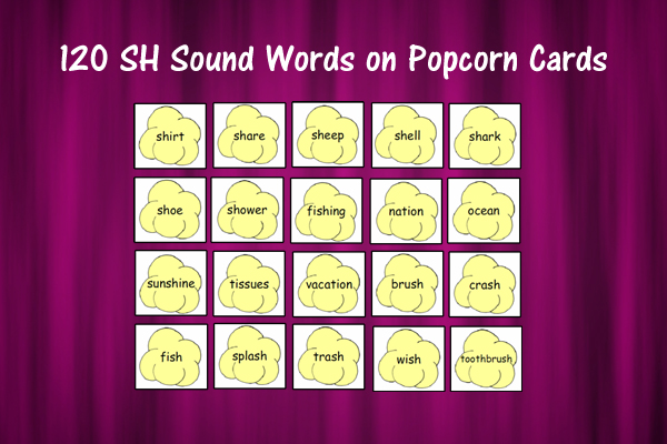 Popcorn Cards for SH Sound