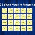Popcorn Cards For L Sound