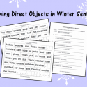 Combining Direct Objects In Winter Sentences