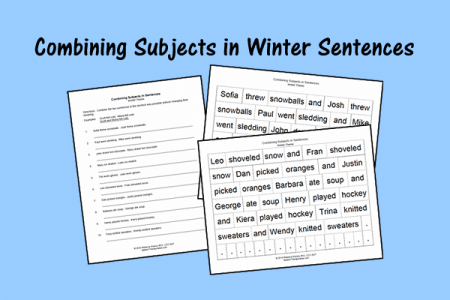 Combining Subjects in Winter Sentences