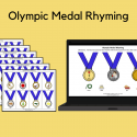 Olympic Medal Rhyming Activity