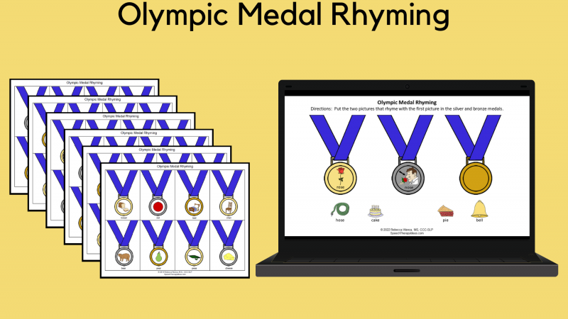 Olympic Medal Rhyming