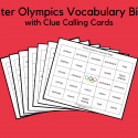 Winter Olympics Vocabulary Bingo