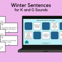 Winter Sound Sentences For K And G Sounds