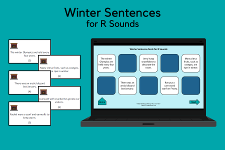 Winter Sentences for R Sounds